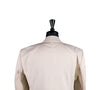 Men's Blazer Beige Striped Cotton Formal Casual Jacket Sport Coat 44R