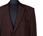 Men's Blazer Brown Wool Jacket Sport Coat (48R)