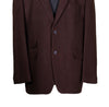 Men's Blazer Brown Wool Jacket Sport Coat (48R)