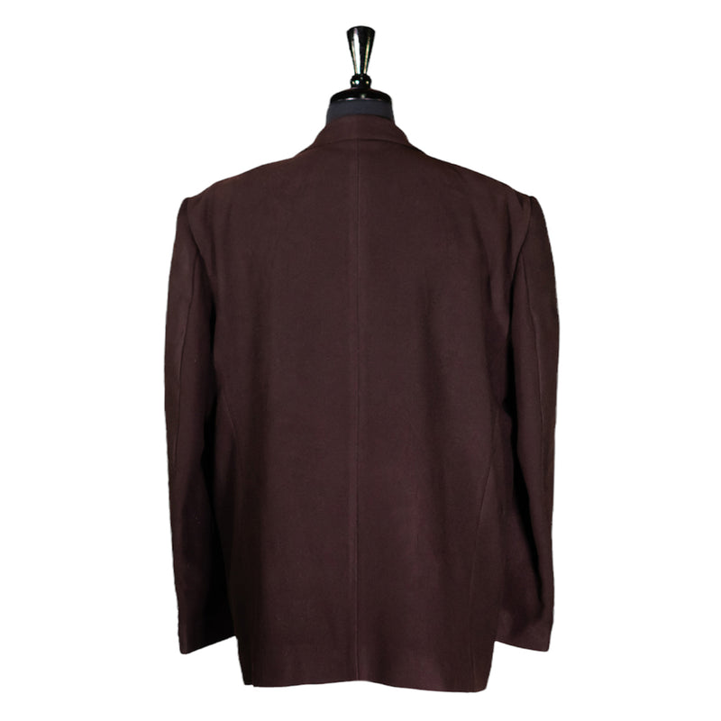 Men's Blazer Brown Wool Jacket Sport Coat (48R)