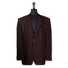Men's Blazer Brown Wool Jacket Sport Coat (48R)