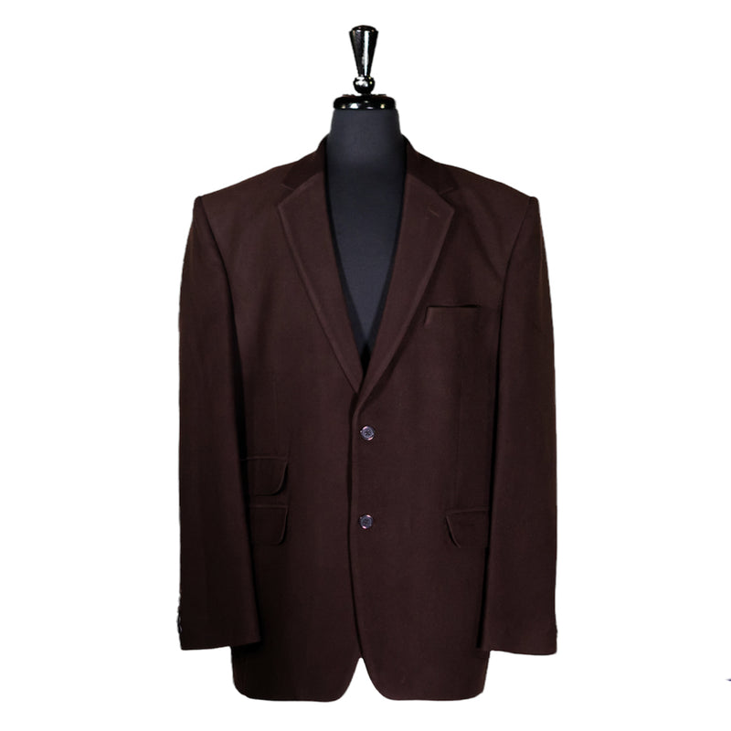 Men's Blazer Brown Wool Jacket Sport Coat (48R)