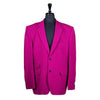Men's Blazer Purple Textured Handmade Formal Casual Jacket Wedding Sport Coat 48R