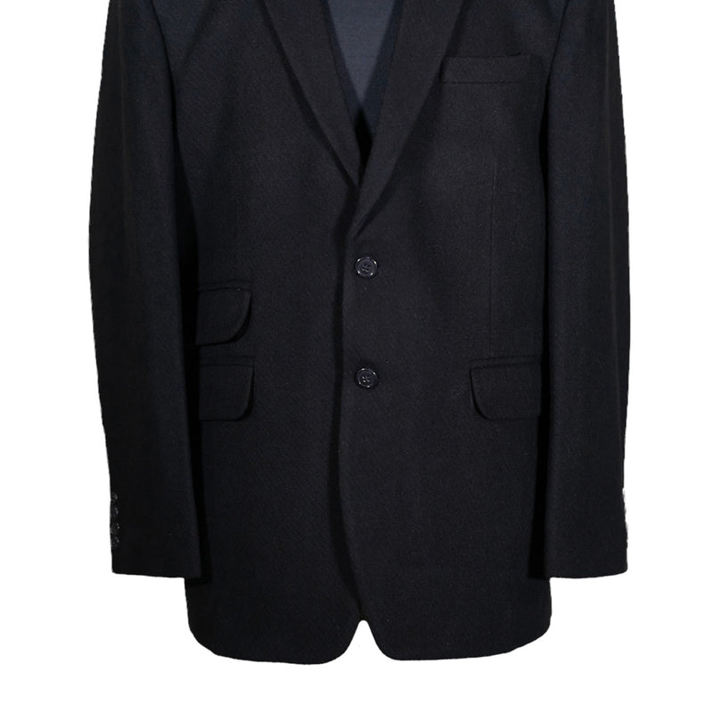 Men's Blazer Black Wool Formal Tuxedo Jacket Sport Coat (42R)