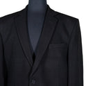 Men's Blazer Black Wool Formal Tuxedo Jacket Sport Coat (42R)
