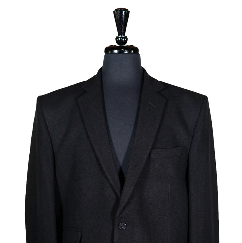 Men's Blazer Black Wool Formal Tuxedo Jacket Sport Coat (42R)