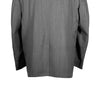 Men's Blazer Gray Striped Wool Formal Jacket Sport Coat (46R)