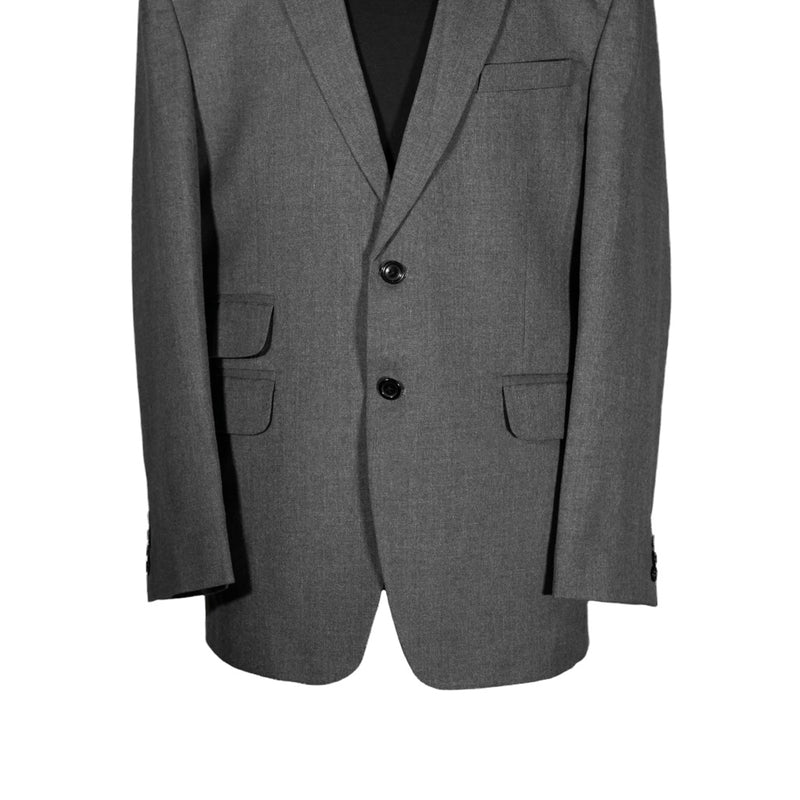 Men's Blazer Gray Wool Tuxedo Formal Jacket Sport Coat (42R)