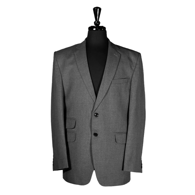 Men's Blazer Gray Wool Tuxedo Formal Jacket Sport Coat (42R)