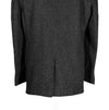 Men's Blazer Gray Herringbone Wool Velvet Jacket Sport Coat (42R)