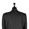 Men's Blazer Gray Herringbone Wool Velvet Jacket Sport Coat (42R)