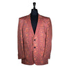 Men's Blazer Multicolor Floral Formal Jacket Sport Coat (44R)