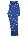 Men's Pants Joggers Blue Sail Boats Polka Dot Drawstring Trousers Large