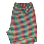 Men's Pants Joggers Green Blue Red Plaid Check Drawstring Trousers Medium