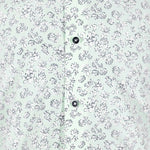 Men's Shirt Button Up Long Sleeve Green Floral Viscose Hawaiian Beach XL