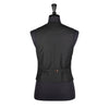 Men's Vest Black White Elephant Print Cotton Dress Formal Wedding Waistcoat