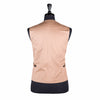 Men's Vest Beige Plaid Check Cotton Dress Casual Formal Wedding Waistcoat Large